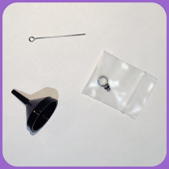 Stainless & Crystal Teardrop Cremation Urn Pendant for Ashes w/Chain - Memorial - Picture 9 of 11